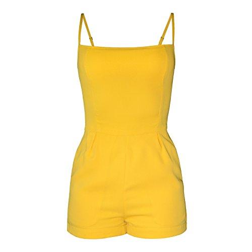 Algopix Similar Product 1 - closet convention Short Yellow Jumpsuit
