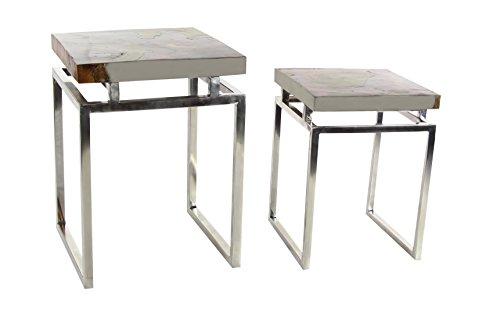 Algopix Similar Product 12 - Benzara Modish Table Set of 2 in Teak