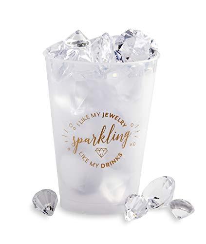 Algopix Similar Product 4 - Darling Drinkware 12oz Reusable Fancy