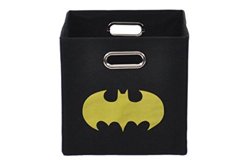 Algopix Similar Product 19 - Batman Shield Folding Storage Bin, Black