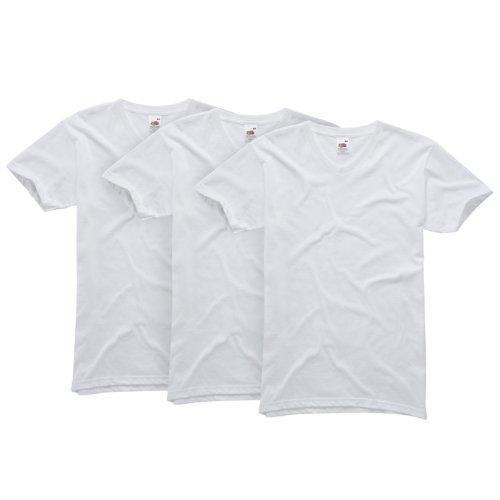Algopix Similar Product 17 - 3-pack v-neck t-shirt Large/White