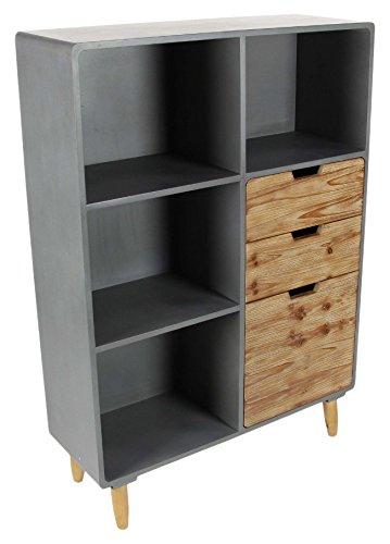 Algopix Similar Product 8 - Benzara Extravagant Wood Storage Shelf