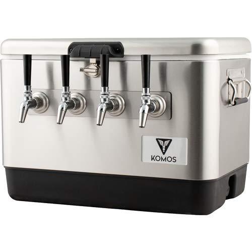 Algopix Similar Product 8 - Komos 4 Tap Stainless Steel Draft Box