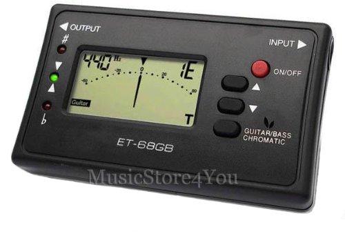Algopix Similar Product 4 - Chromatic TUNER ET68GB for Guitar or