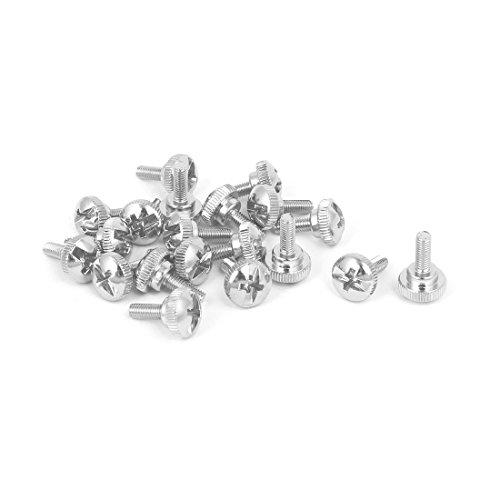 Algopix Similar Product 15 - uxcell Computer PC Case M3 x 8mm Nickel