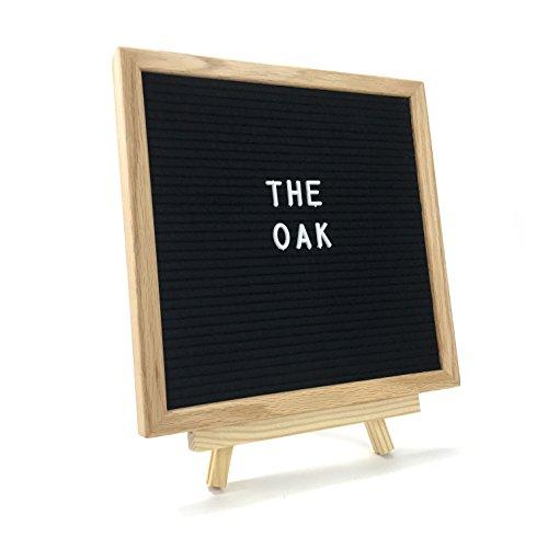Algopix Similar Product 2 - Black Felt Letter Board 10 x 10 with