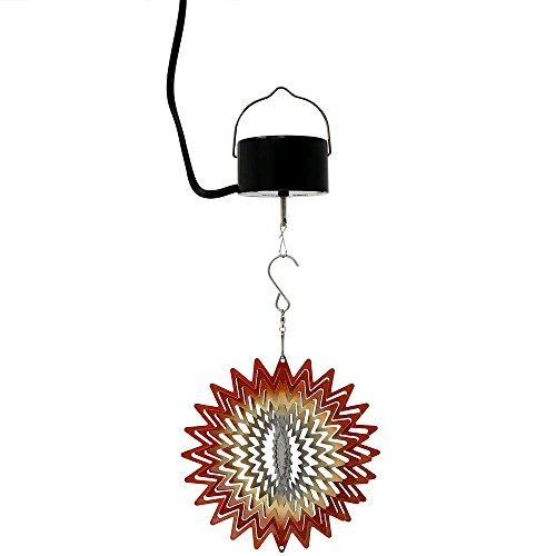 Algopix Similar Product 8 - Sunnydaze Decor 3D Whirligig Orange