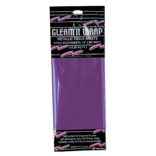 Algopix Similar Product 3 - Gleam N Wrap Metallic Sheets purple
