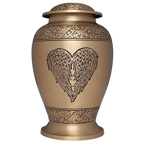 Algopix Similar Product 19 - Ansons Urns Angel Heart Cremation Urn 