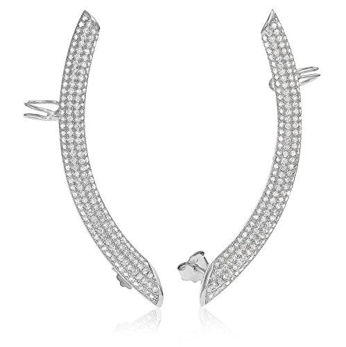 Algopix Similar Product 6 - 925 Sterling Silver Post Cubic Zircon