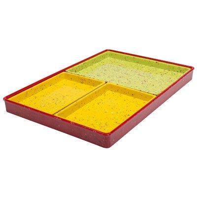Algopix Similar Product 11 - Confetti Melamine 4 Piece Tray Set