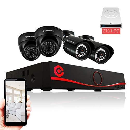 Algopix Similar Product 1 - CamHome AHD 8Channel 1080p 20MP Wired