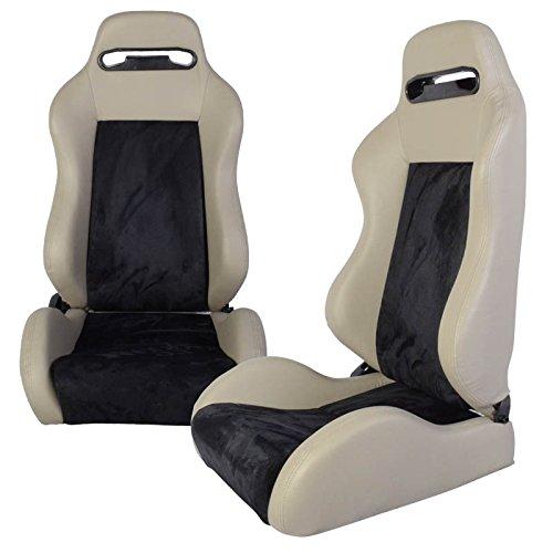 Algopix Similar Product 9 - IKON MOTORSPORTS Grey PVC Leather Suede