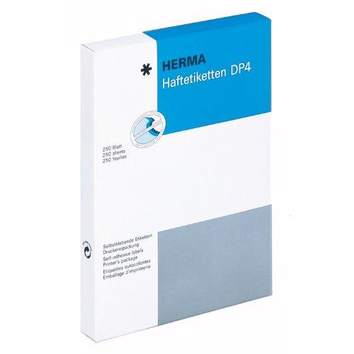 Algopix Similar Product 4 - HERMA Haftetiketten weiß 4508