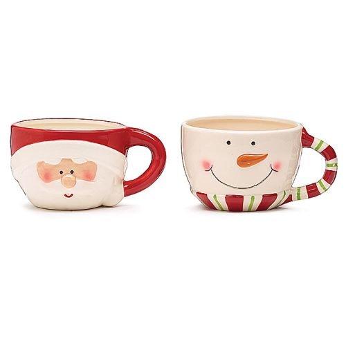 Algopix Similar Product 18 - Christmas Holiday Ceramic Santa and