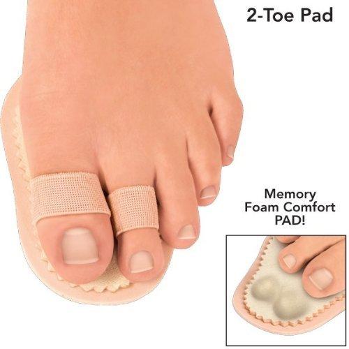 Algopix Similar Product 8 - TOE ALIGNMENT COMFORT PADS W MEMORY
