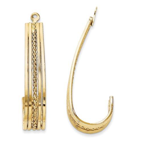 Algopix Similar Product 19 - 14k Yellow Gold Polished JHoop