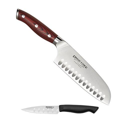 Algopix Similar Product 17 - 6 inch Santoku Crimson Series with free