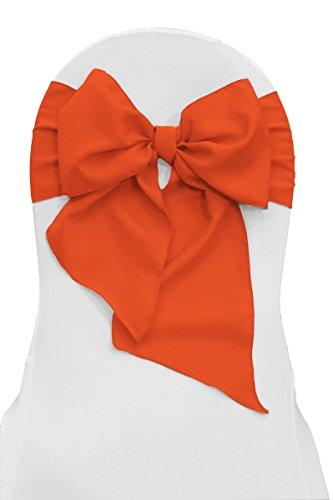 Algopix Similar Product 11 - LA Linen Polyester Poplin Chair Bow