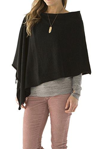 Algopix Similar Product 19 - CARVE Designs Torrey Poncho Black One