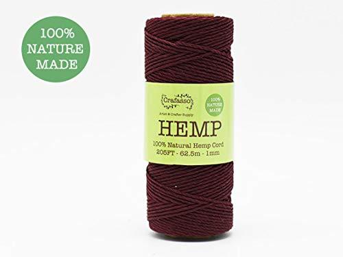 Algopix Similar Product 15 - Crafasso Hemp Twine Cord Spool 205ft
