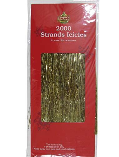 Algopix Similar Product 18 - Holiday Basics 18 Gold Tinsel Icicle