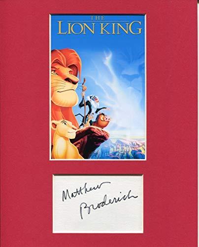 Algopix Similar Product 14 - Matthew Broderick Disney Voice The Lion
