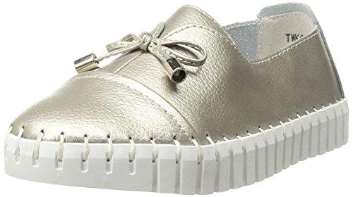 Algopix Similar Product 3 - Bernie Mev Girls TWK50 Loafer Gold