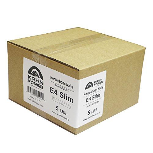 Algopix Similar Product 5 - Kahn Horseshoe Nails E4 Slim 51mm - 5LBS