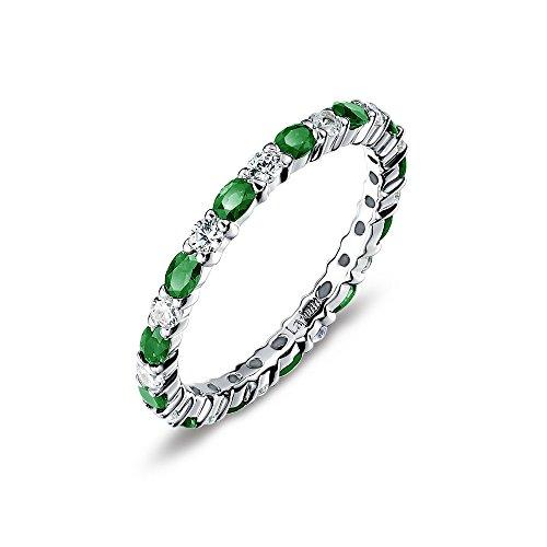 Algopix Similar Product 8 - Lafonn Birthstone Simulated Emerald