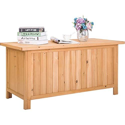 Algopix Similar Product 1 - Leisure Zone Outdoor Wooden Storage