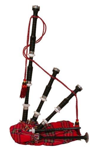 Algopix Similar Product 10 - Bagpipe, Black Rosewood,tartan Cover
