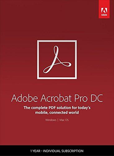 Algopix Similar Product 2 - Adobe Acrobat Pro DC  1 Year