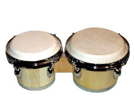 Algopix Similar Product 10 - Light Wood Tunable Bongos with Tuning