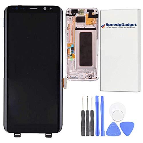 Algopix Similar Product 17 - Silver with Frame LCD Digitizer