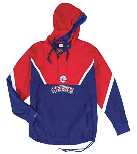 Algopix Similar Product 7 - Mitchell  Ness NBA Mens Anorak Half