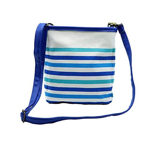 Algopix Similar Product 17 - DEI Cotton Nautical Stripe Cross Body