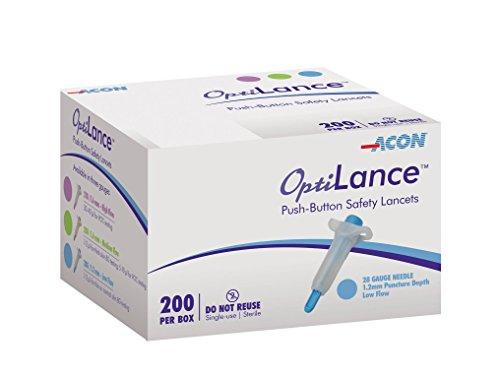 Algopix Similar Product 15 - Optilance PushButton Safety Lancets