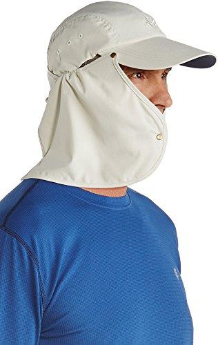 Algopix Similar Product 7 - Coolibar UPF 50 Mens Super Sport Hat