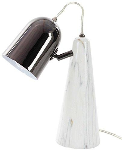 Algopix Similar Product 6 - Benzara Myla Task Lamp, White and Black