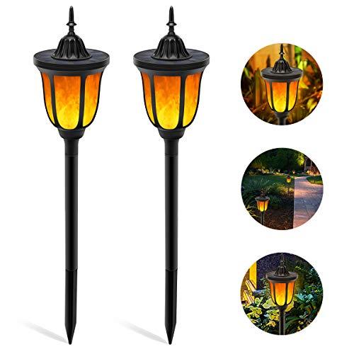 Algopix Similar Product 10 - ALOVECO Solar Flame Lights Outdoor