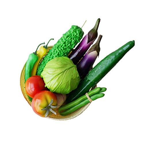 Algopix Similar Product 10 - XINFU Simulated Vegetable Fruit with
