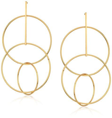 Algopix Similar Product 14 - Ettika Cyclical Hoop Earrings In Gold