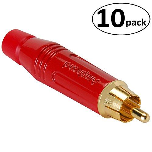 Algopix Similar Product 7 - Amphenol ACPRRED Diecast RCA Connector