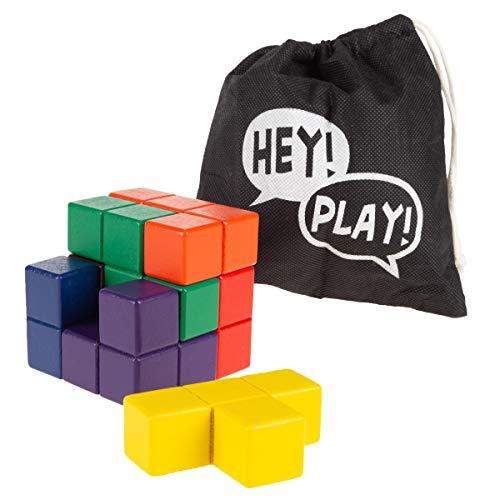 Algopix Similar Product 16 - HeyPlay Geometric Puzzle Cube 