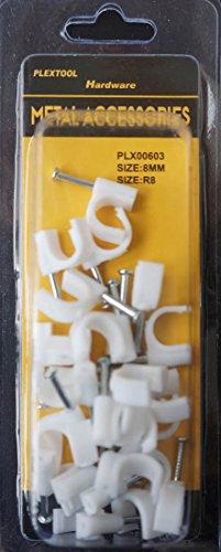 Algopix Similar Product 6 - Plextool Cable Clip with Steel Nail