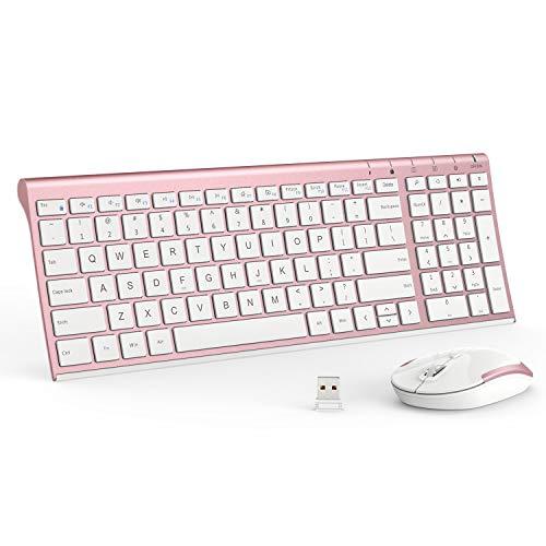 Algopix Similar Product 7 - iClever Wireless Keyboard and Mouse