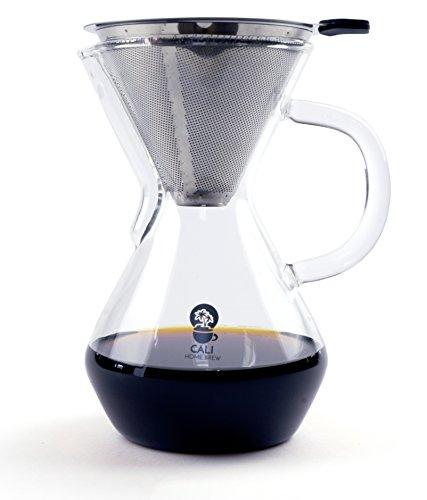 Algopix Similar Product 15 - Cali Home Brew Pour Over Coffee Maker 