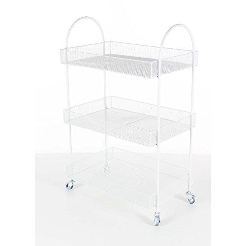 Algopix Similar Product 20 - Benzara Versatile Metallic White Basket