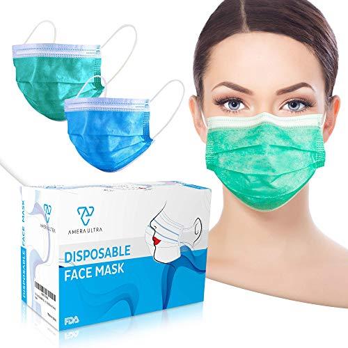 Algopix Similar Product 11 - Face Mask with Earloops  100 Pack 